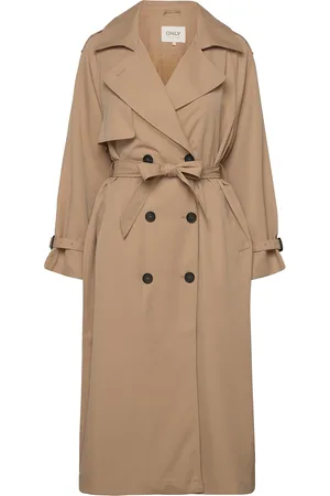 ONLY Onlchloe Trenchcoat Double B. Otw Noos Trenchcoat Frakke Brown