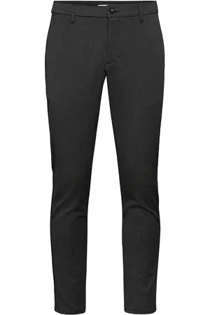 Woodbird Steffen Twill Pant Designers Trousers Chinos Grey