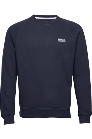 Barbour B.intl Essential Crew Designers Sweatshirts & Hoodies Sweatshirts Blue