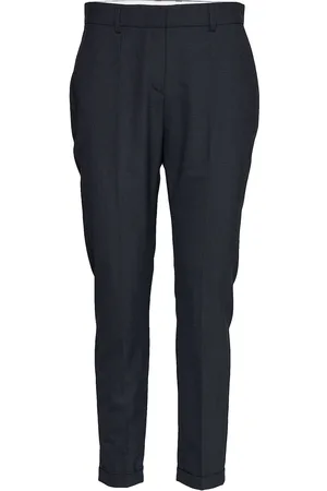 Karen by Simonsen Sydneykb Cigaret Pants Bottoms Trousers Slim Fit Trousers Blue