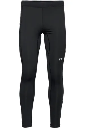 Newline Men Core Warm Protect Tights Sport Running-training Tights Black