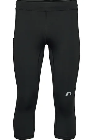 Newline Men Core Knee Tights Sport Running-training Tights Black