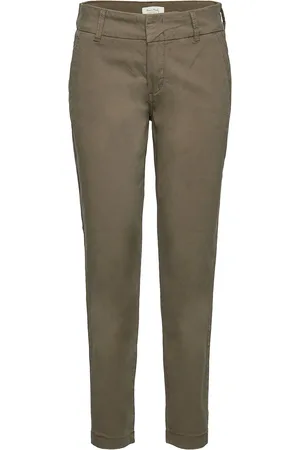 Part Two Soffyspw Pa Bottoms Trousers Straight Leg Green