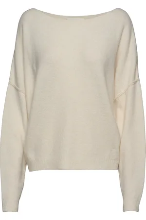American Vintage Damsville Tops Knitwear Jumpers Cream
