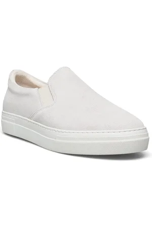 SELECTED Slhdavid Chunky Suede Slipon Sneakers White