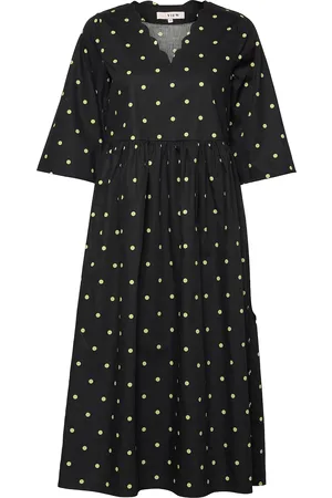 A-View Sassi Midi Dress Knælang Kjole Black