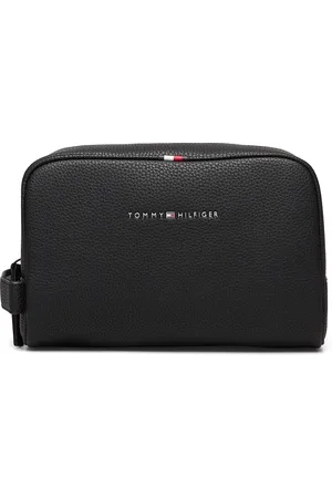 Tommy Hilfiger Essential Pu Washbag Toilettaske Black