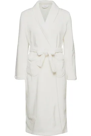 Femilet Teddy Robe Morgenkåbe White