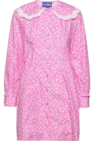 Crās Tuvacras Shirt Dress Kort Kjole Pink