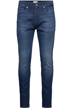 SELECTED Slhslim-Leon 22602 M,Blue Sup Jns W Bottoms Jeans Slim Blue