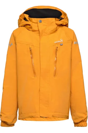 Isbjorn Of Sweden Storm Hardshell Jacket Kids Sport Shell Clothing Shell Jacket Yellow