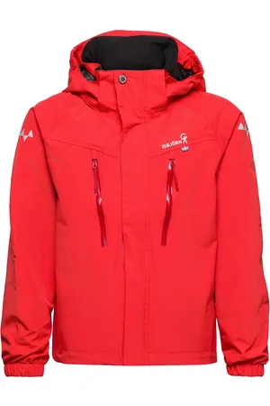 Isbjorn Of Sweden Storm Hardshell Jacket Kids Sport Shell Clothing Shell Jacket Red