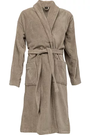 Høie of Scandinavia Herkules Terry Velour Robe Morgenkåbe Badekåbe Beige