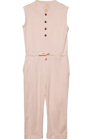 Copenhagen Colors Rib Jersey Jumpsuit Jumpsuit Pink