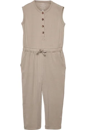 Copenhagen Colors Rib Jersey Jumpsuit Jumpsuit Beige