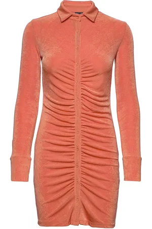 Gina Tricot Dolly Shirt Dress Kort Kjole Pink