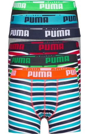PUMA Boys Basic Boxer Printed Strip Night & Underwear Underwear Underpants Multi/patterned
