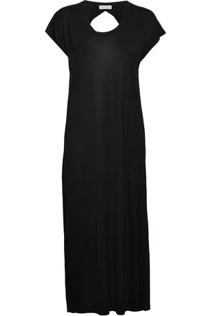2nd Day 2Nd Cortland Tt - Tencel Jersey Knælang Kjole Black