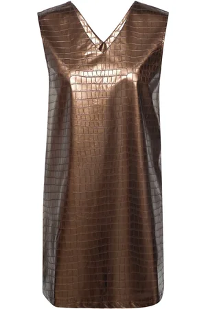 Noella Ingeborg Snake Dress Kort Kjole Brown