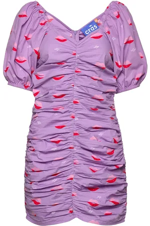Crās Alicecras Dress Kort Kjole Purple