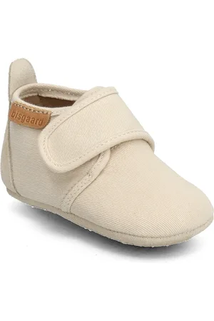 Bisgaard Baby Cotton Slippers Hjemmesko Cream