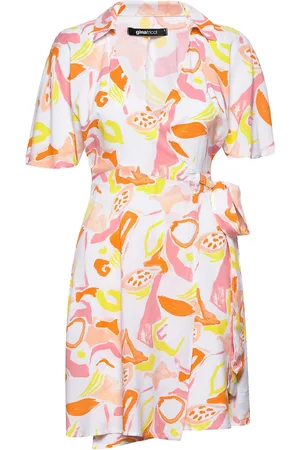 Gina Tricot Doris Short Dress Kort Kjole Multi/patterned
