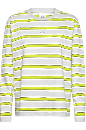 Holzweiler Hanger Striped Longsleeve Tops T-shirts & Tops Long-sleeved Green