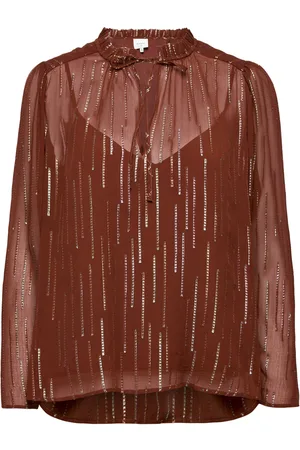 Dante 6 Heiden Celebration Blouse Tops Blouses Long-sleeved Brown