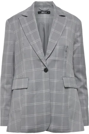 Gina Tricot Adalina Blazer Blazers Single Breasted Blazers Grey