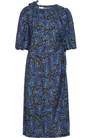 Munthe Alarisa Knælang Kjole Blue