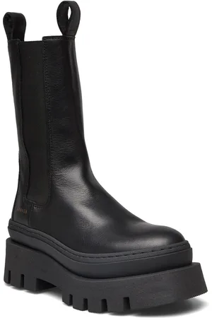 &Copenhagen Cph685 Vitello Black Shoes Chelsea Boots Black
