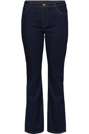 ONLY Carsally Hw Flared Jeans Dnm Bj370 Noos Bottoms Jeans Flares Blue