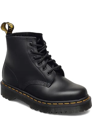 Dr. Martens 101 Bex Black Smooth Shoes Boots Ankle Boots Ankle Boots Flat Heel Black