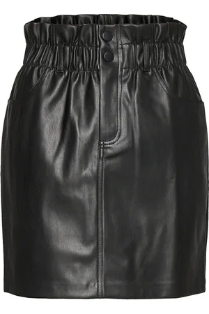 ONLY Onlmaiya-Miri Life Faux L. Skrt Pnt Noos Kort Nederdel Black