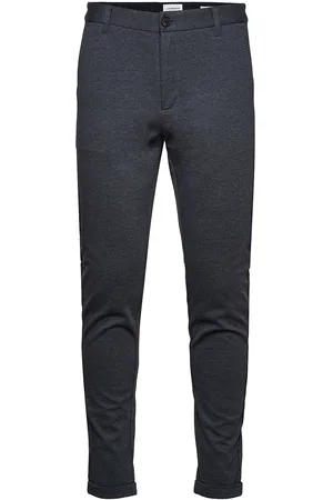 Lindbergh Superflex Pant Normal Length Bottoms Trousers Chinos Blue