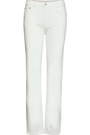 Jeanerica Aw003 Bottoms Jeans Straight-regular White