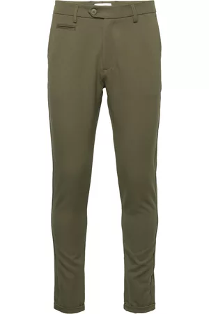 Les Deux Como Suit Pants - Seasonal Bottoms Trousers Formal Khaki Green
