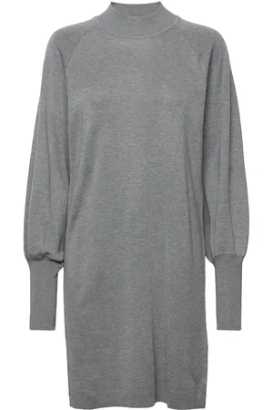 INWEAR Sanjaiw Dress Kort Kjole Grey