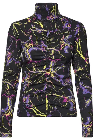 Mads Norgaard Pollux Adenau Blouse Tops T-shirts & Tops Long-sleeved Multi/patterned