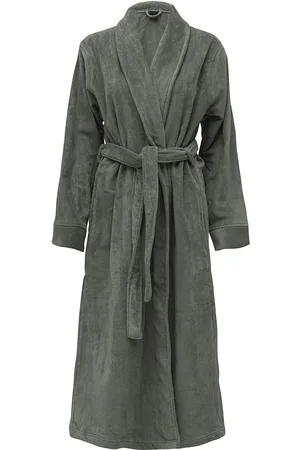 Høie of Scandinavia Svanen Terry Velour Robe Morgenkåbe Grey