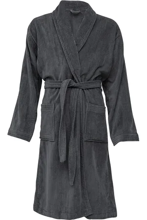 Høie of Scandinavia Herkules Terry Velour Robe Morgenkåbe Badekåbe Grey