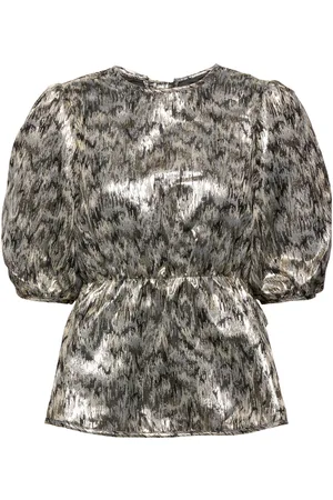 By Malina Wilder Blouse Tops Blouses Short-sleeved Multi/patterned