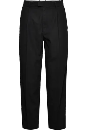Hope Cropped High Waist Trousers Designers Trousers Suitpants Black