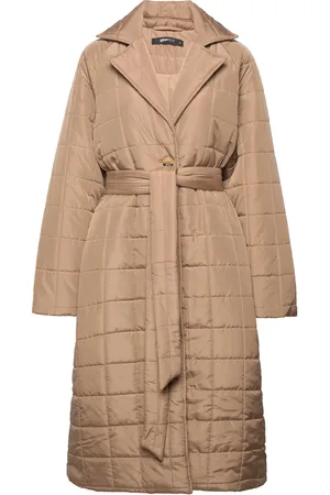 Gina Tricot Yaya Quilted Coat Foret Jakke Beige