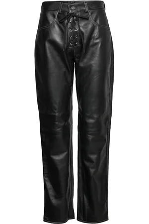 Hosbjerg Nana Leather Pants - Trousers 
