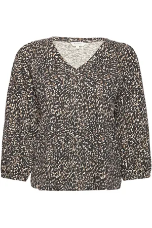 Part Two Riekepw Ts Tops Blouses Long-sleeved Multi/patterned