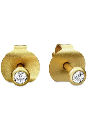 Julie Sandlau Finesse Earring - Gold Accessories Jewellery Earrings Studs Gold