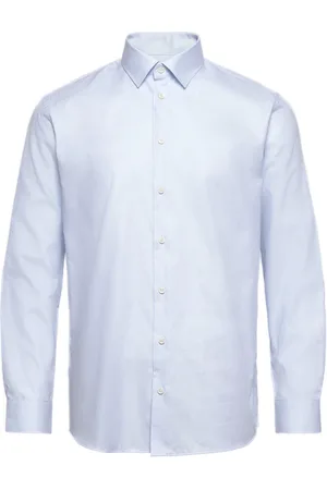 SELECTED Slhregethan Shirt Ls Classic Noos Tops Shirts Business Blue