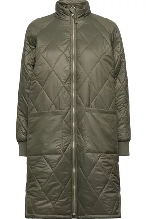 Saint Tropez Noemisz Jacket Quiltet Jakke Khaki Green