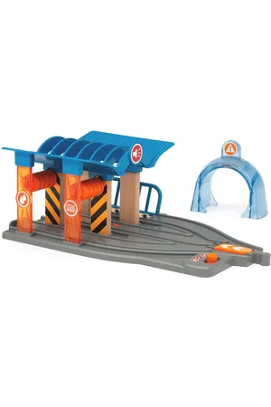 Brio 33975 Smart Tech Sound Togservicestation Toys Toy Cars & Vehicles Toy Vehicles Train Accessories Multi/patterned
